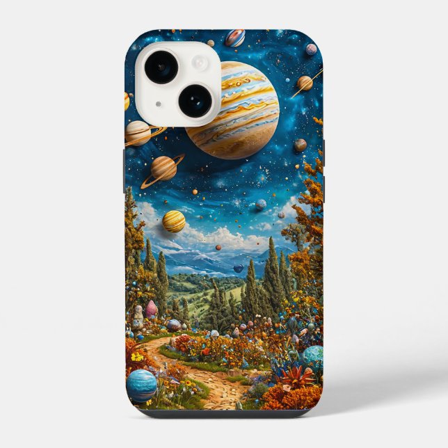 Astronomy Galaxy Celestial Space iPhone Case (Back)