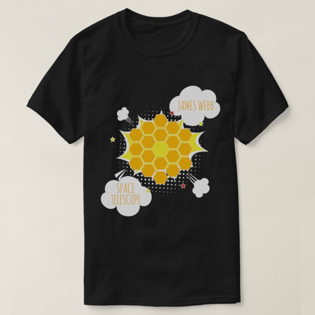 Astronomy Lover James Webb Space Telescope JWST Ex T-Shirt (Design Front)
