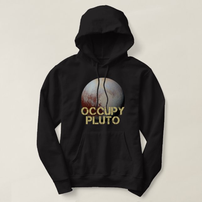 Astronomy Lover Pluto Planet Solar System Astronom Hoodie (Design Front)