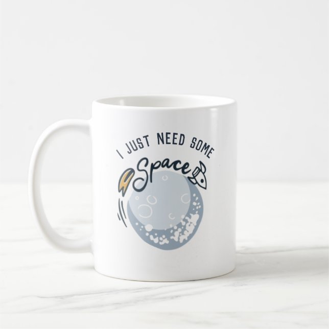 Astronomy lover space coffee mug (Left)