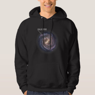 Astronomy Lover You Are Here Galaxy Astronomy Milk Hoodie