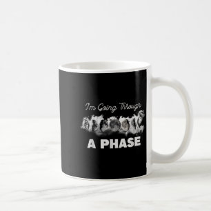 Astronomy lunar eclipse going through a phase moon coffee mug
