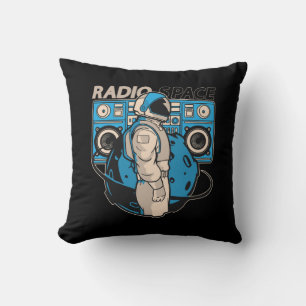 Astronomy Music Lover Universe Radio Space Stars Cushion