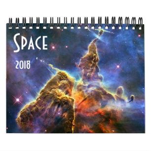 Astronomy NASA Space Universe Galaxy 2018 Calendar