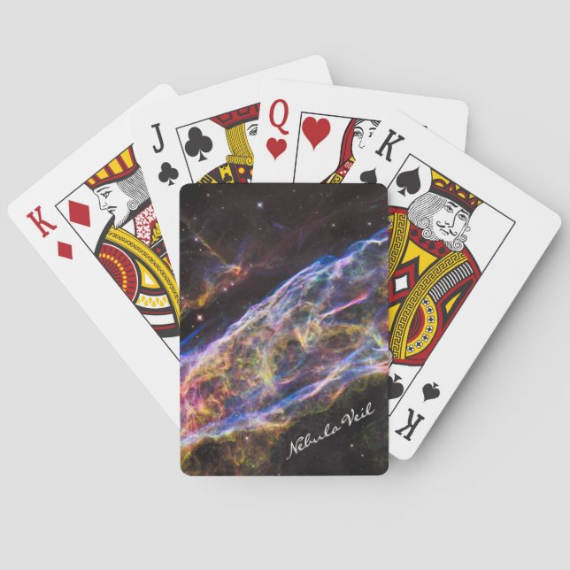 Astronomy & Nebula Veil, Hubble / Galaxy Playing Cards (Back)