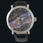 Astronomy & Nebula Veil Watch, Hubble / Galaxy Watch<br><div class="desc">WATCH: Astronomy fashion gifts for outer space fans,  night sky watchers and crazy fun presents with Hubble & Nebula Veil (credit to Nasa). You can easily personalised text / name.</div>