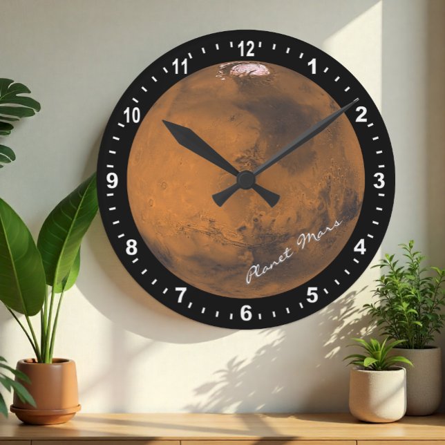 Astronomy & Planet Mars Clock, Hubble / Space Round Clock (Creator Uploaded)