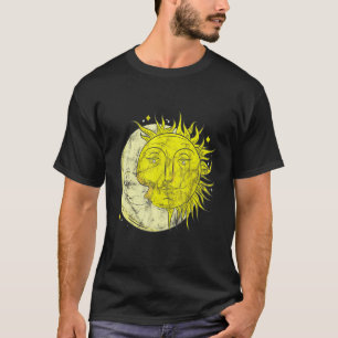 Astronomy Retro Stars Sun Moon Planets Astrophile T-Shirt