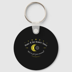Astronomy Science Fans Solar Eclipse Key Ring