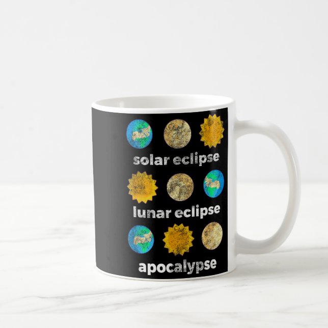 Astronomy science solar eclipse lunar eclipseAstro Coffee Mug (Right)