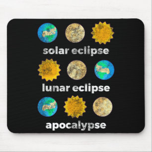 Astronomy science solar eclipse lunar eclipseAstro Mouse Pad