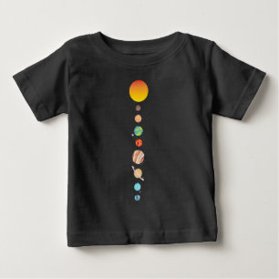 Astronomy solar system planets baby T-Shirt