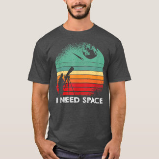 Astronomy Space Astronaut Scientist Retro Funny T-Shirt
