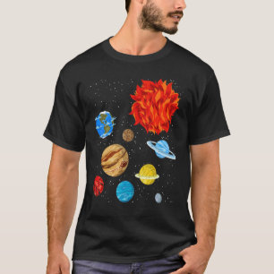 'Astronomy Space Science Galaxy Planets Solar Syst T-Shirt
