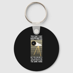 Astronomy Telescope Gift Key Ring