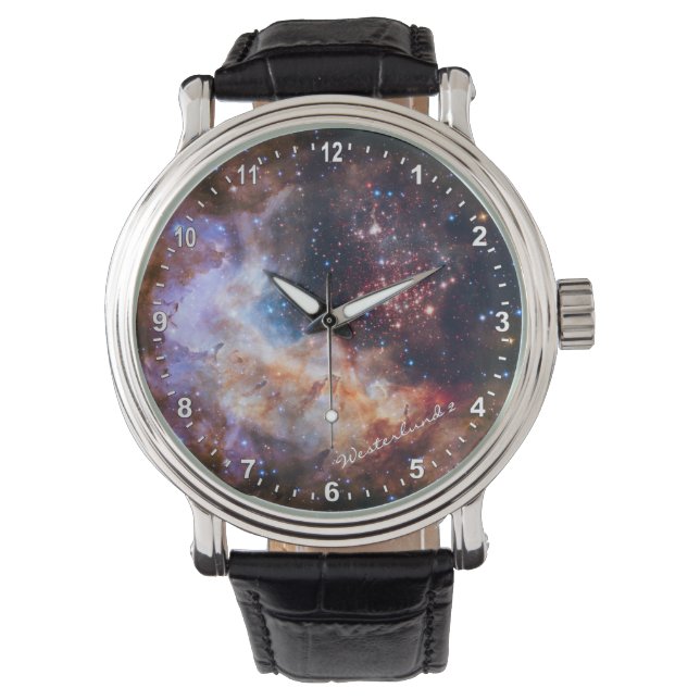 Astronomy & Westerlund 2 Watch, Hubble / Galaxy Watch (Front)