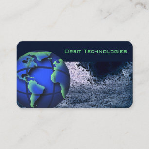 Astronomy World Globe Business Card