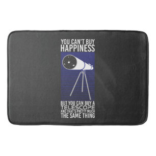 Astronomy - You Can't Buy Happiness Bath Mat