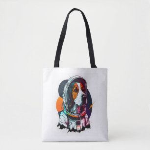 Astronout Dog Mascot 3 Tote Bag