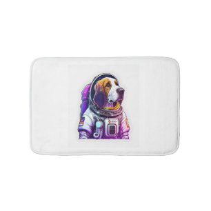 Astronout Dog Mascot Bath Mat