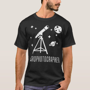 Astrophotographer Telescope Astronomy T-Shirt