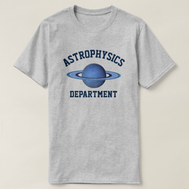 Astrophysics Department T-Shirt (Design Front)