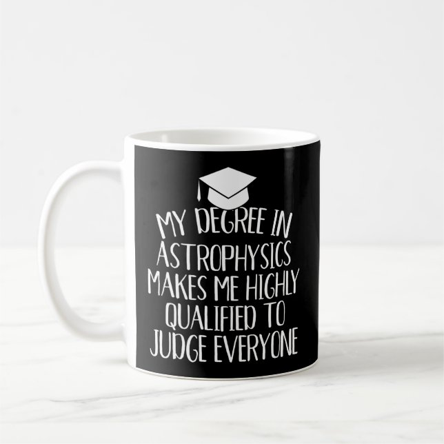 Astrophysics Major Graduation Coffee Mug (Left)