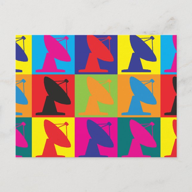 Astrophysics Pop Art Postcard (Front)