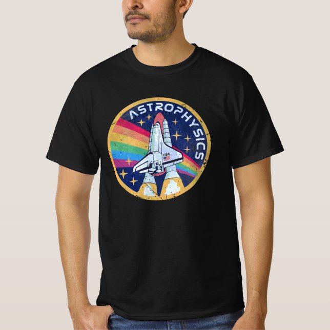 Astrophysics Vintage Emblem V01 T-Shirt (Front)