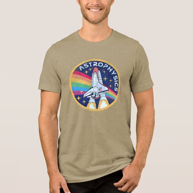 Astrophysics Vintage Emblem V01 Tri-Blend Shirt (Front)