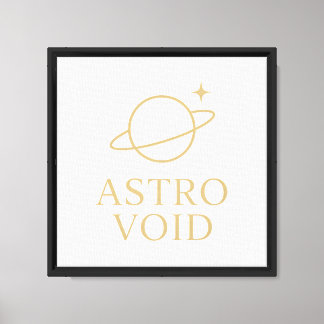 AstroVoid Design Canvas Print