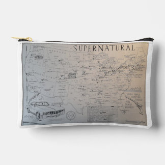 Astuccio con cartina del Kansas Accessory Pouch