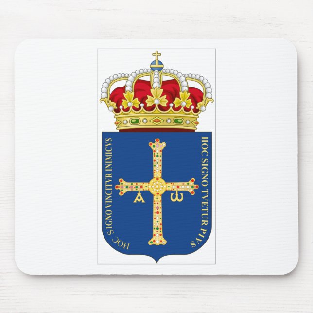 Asturias Coat of Arms (Spain) Mouse Pad (Front)