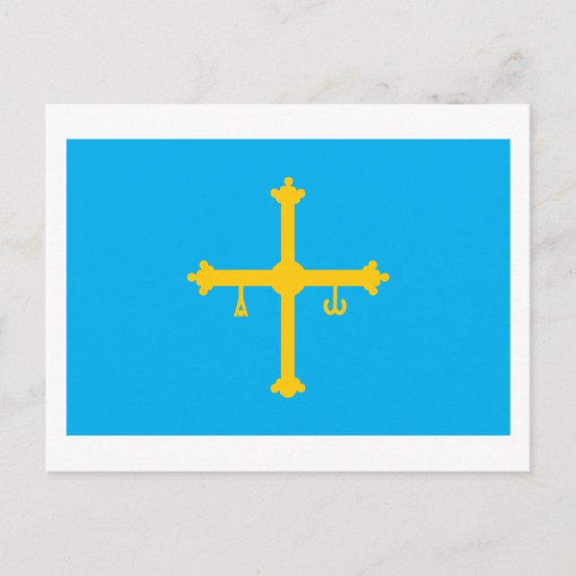 Asturias Flag Postcard (Front)