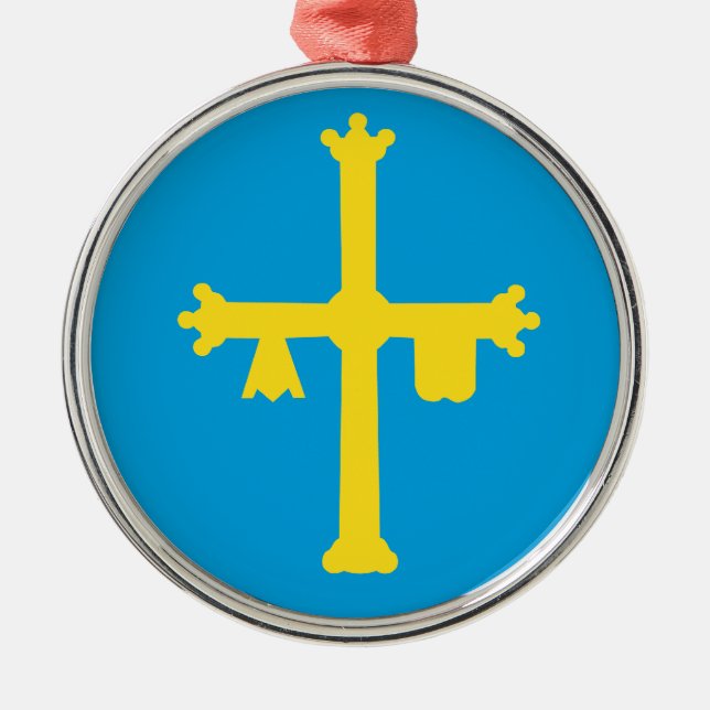 Asturias Metal Tree Decoration (Front)