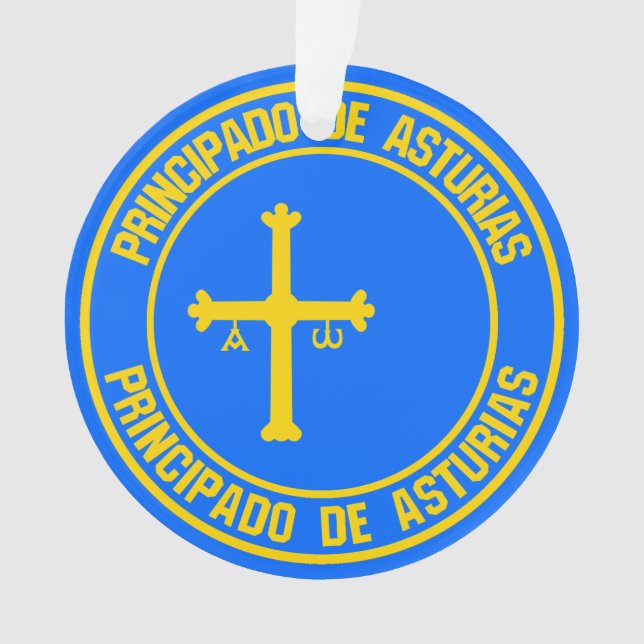 Asturias Round Emblem Ornament (Front)