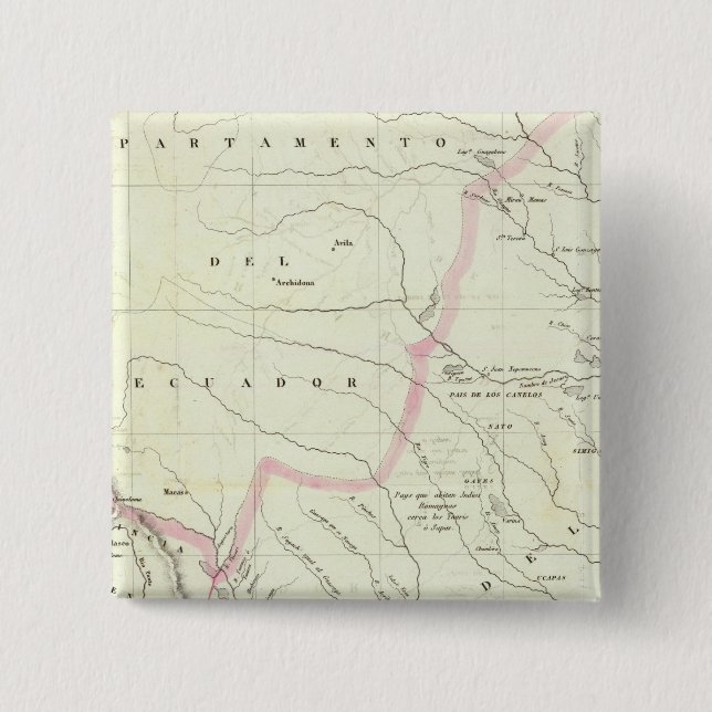 Asuay 15 Cm Square Badge (Front)