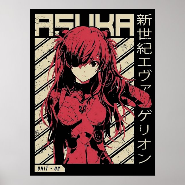ASUKA  EVANGELION POSTER (Front)