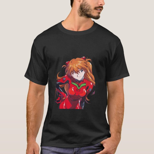 Asuka - Neon Genesis Evangelion ANIME MANGA CARTON T-Shirt (Front)