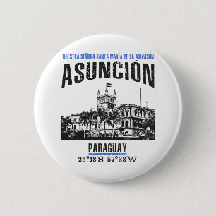 Asunción 6 Cm Round Badge