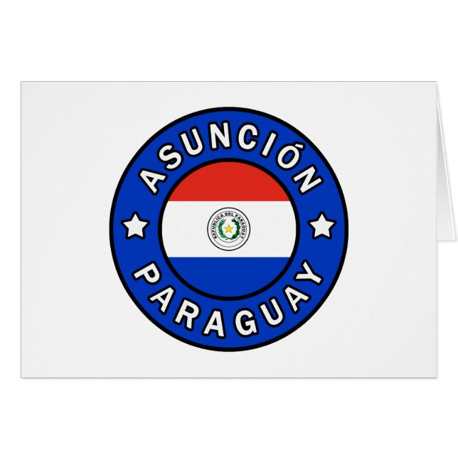Asunción Paraguay (Front Horizontal)