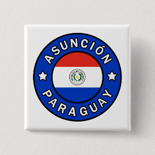 Asunción Paraguay 15 Cm Square Badge