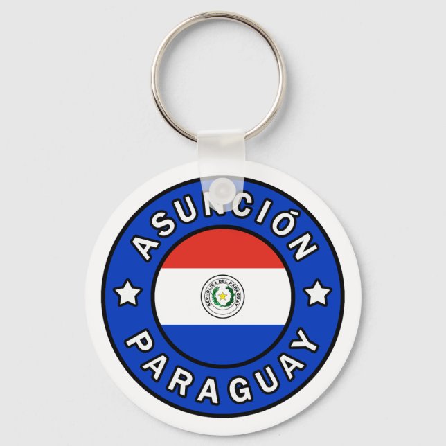 Asunción Paraguay Key Ring (Front)