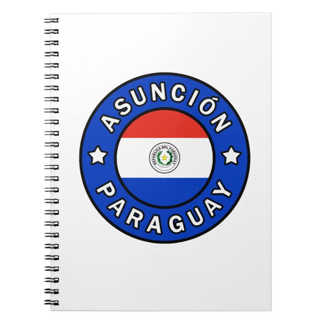 Asunción Paraguay Notebook (Front)
