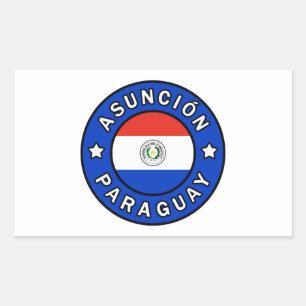 Asunción Paraguay Rectangular Sticker