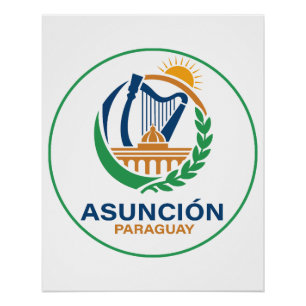 Asuncion Paraguay South America Poster