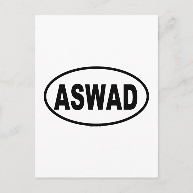 ASWAD POSTCARD (Front)