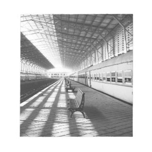 Aswan Egypt, Interior of Aswan Dam Train Station Notepad