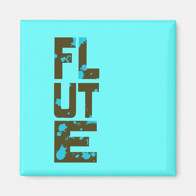 Asymmetrical Flute Magnet (Front)