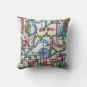 Asymmetry-Whimsical Modern Watercolor Art Cushion